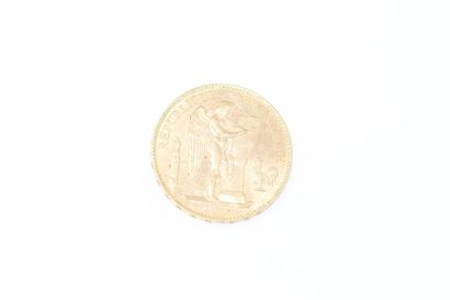 null Pièce en or de 100 francs Génie tranche Dieu Protège la France. (1903 A)

TTB.

Poids...