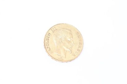 null Pièce en or de 100 francs Napoléon III tête nue (1858 A).

TB à TTB.

Poids...