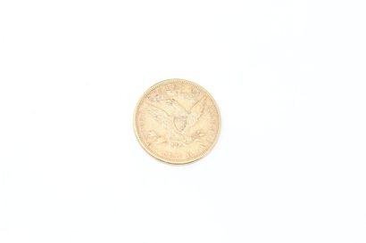 null Liberty 10-dollar gold coin (1899).

TB to APC.

Weight: 16.71 g.