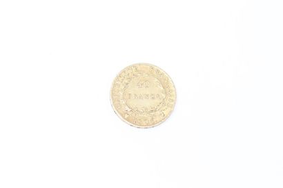 null FIRST EMPIRE (1804-1814)

40 Francs gold coin (1806 U).

Type: reverse REPUBLIC

TB...
