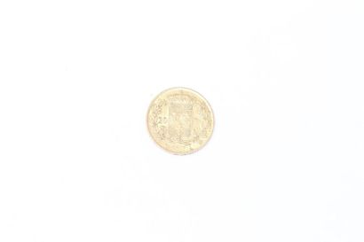 null Pièce en or de 20 Francs Louis XVIII Buste nu (1817 A).

TTB

Poids : 6.45 ...
