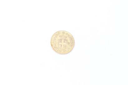 null Pièce en or de 20 lires Umberto 1er (1882 R)

Poids : 6.45 g

TB 