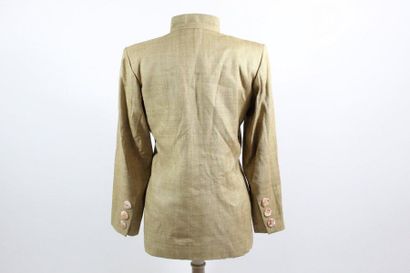 Yves Saint LAURENT YVES SAINT LAURENT Left Bank

Saharan-inspired beige moiré jacket...