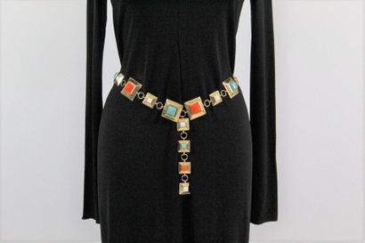 Yves Saint LAURENT YVES SAINT LAURENT Left Bank

Jewelry belt with geometrical cubic...