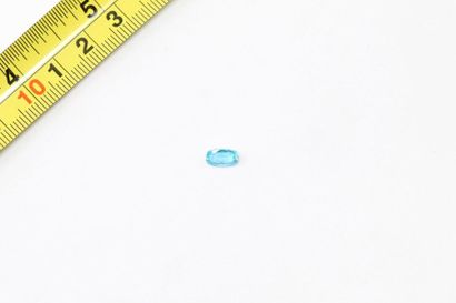 null Apatite faceted cushion

Probably unheated. 

Weight: approx. 1.15 ct. 

A metal...
