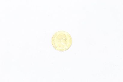 null Pièce de 10 francs Napoléon III tête nue (1859 A)

TB à TTB 

Poids : 3.2 g...
