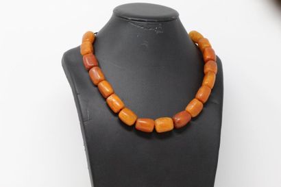 null Necklace made of amber cylinders. (acc.)

Gross weight : 64.69 g. 