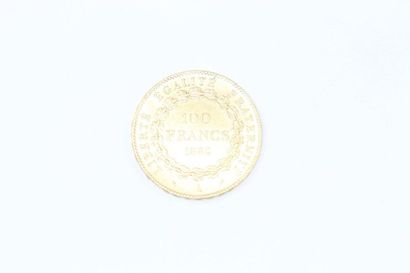 null Pièce en or de 100 francs Génie 1882 A

Avers : Génie de la République, debout...