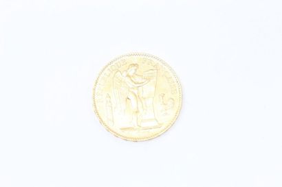 null Gold coin of 100 francs Genie 1882 A

Obverse: Genie of the Republic, standing...