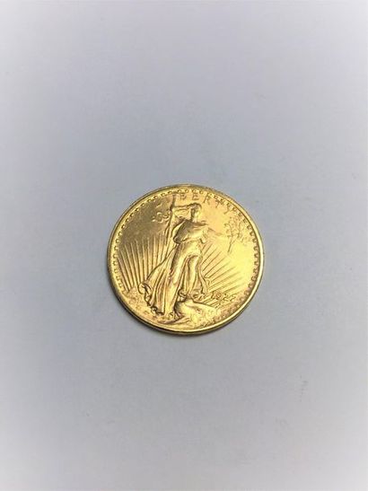 null Pièce en or de 20 dollars " Saint-Gaudens - Double Eagle "

Avers : LIBERTY...