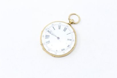 null Gusset watch in 18k (750) yellow gold, 18k (750) yellow gold case, dial with...