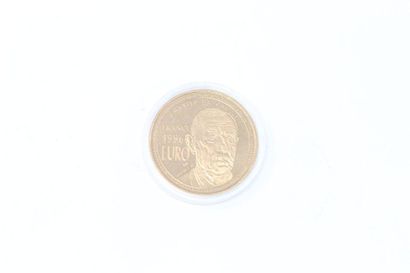 null 1 euro bronze coin Charles de Gaulle essay, Trésor Du Patrimoine. 

In a plexiglass...