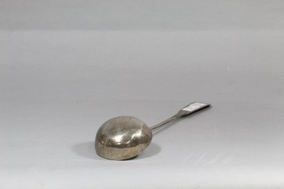 null Large silver ladle (1st cockerel 1st title, Medium old guaranteed). 

Goldsmith's...