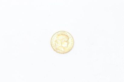 null Gold coin of 20 Francs au Coq (1906)

TB to APC

Weight: 6.45 g