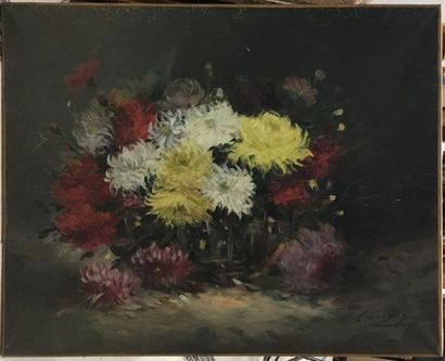 null French school (19th century)

Chrysanthemum Bouquet

oil on canvas

signed lower...