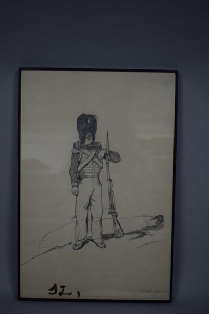 null ANONYME

Soldat de Napoléon III, juillet 1898

crayon sur papier, en bas à gauche...