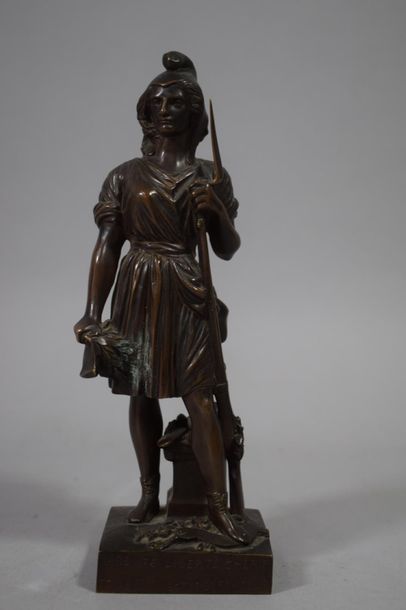 null DAVID D'ANGERS Pierre Jean (1788-1856) of ap.

Allegory of Liberty, 1840

Bronze,...