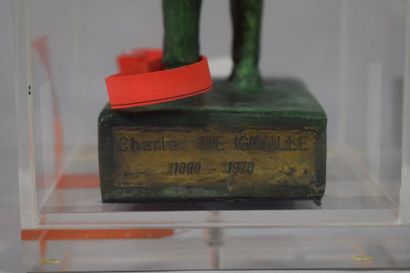 null Charles de GAULLE (1890-1970)

Bronze sculpture with green patina.



Ht.: 20...