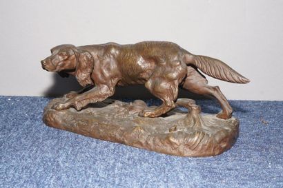 null MOIGNIEZ Jules, 1835-1894

Spaniel

bronze with a shaded brown patina (traces...