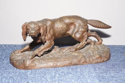null MOIGNIEZ Jules, 1835-1894

Spaniel

bronze with a shaded brown patina (traces...