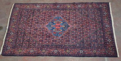 null Fairly thin Senneh carpet, Kurdish (North West IRAN), circa 1940.

Dimensions....