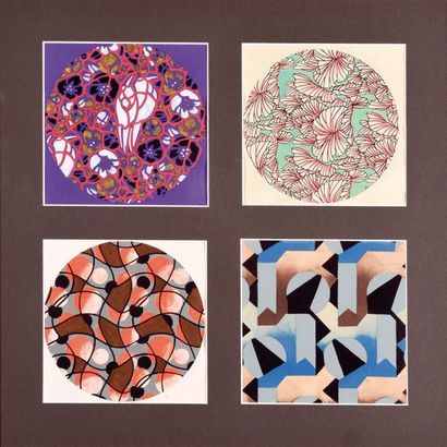 null Atelier Jean ROUPPERT

Quatre motifs pour papier peint. Aquarelle sur papier.

Cachet...