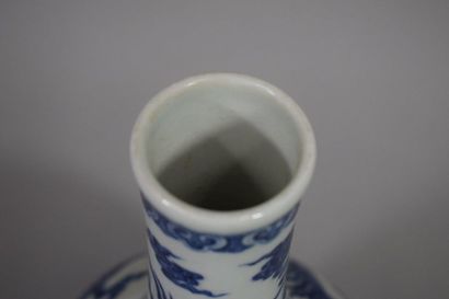 null CHINA, 20th century

Porcelain vase decorated in blue under the cover of phoenixes...