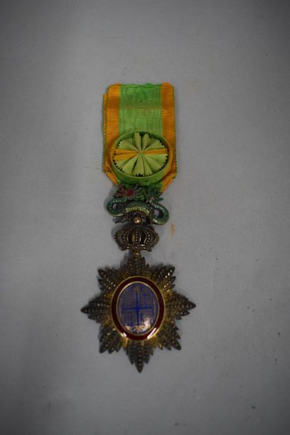 null Set of three medals: 

Order of the White Elephant, Thailand (Siam)

Order of...