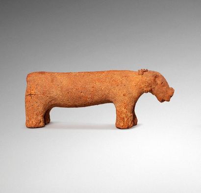 null Mali, Djenné Civilization, 11th-14th century 

Terracotta animal 

H. 15 cm...