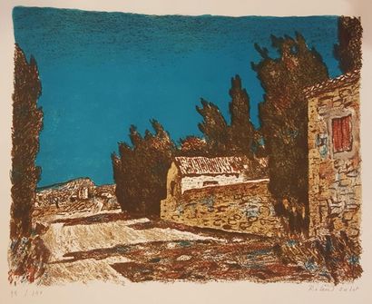 null OUDOT Roland (1897-1981)

Paysage de Provence

Lithographie signée en bas à...