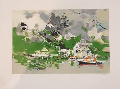 null RODDE Michel (1913-2009)

Port of Norway

Colour lithograph, signed lower right...