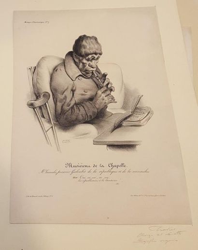null TRAVIES Edouard (1809-1869)

Musicians of the Chapel 

Two lithographs

36x27...