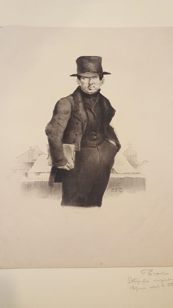null TRAVIES Edouard (1809-1869)

tavern scene - man 

Two lithographs

36x27 cm...