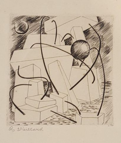 null VEILLARD Roger (1907-1989)

Composition 

Etching signed lower left 

board:...