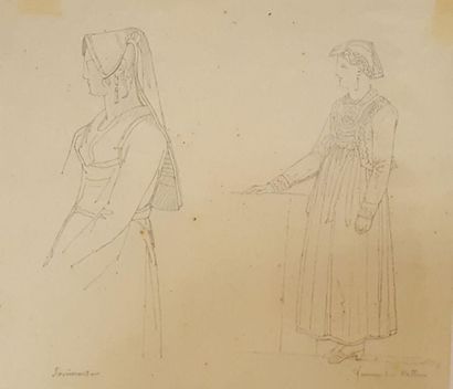 null Alexandre DUMONT (1801-1884)



Women in profile,

pencil on paper,

15.5x17.5...