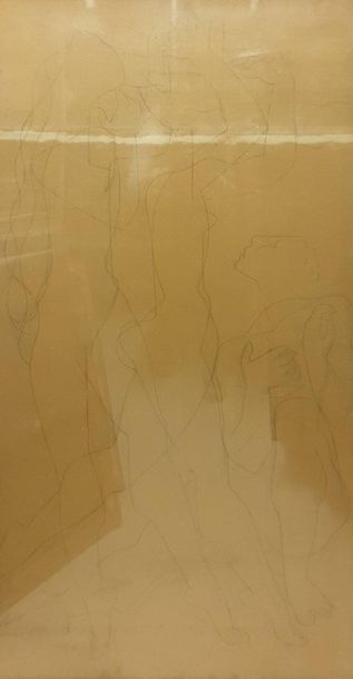 null MODERN SCHOOL

Bathers,

graphite pencil on assembled sheets of paper (exposure,...