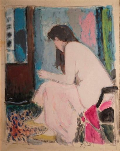 null GALL François, 1912-1987

La toilette

gouache sur papier (quelques taches et...