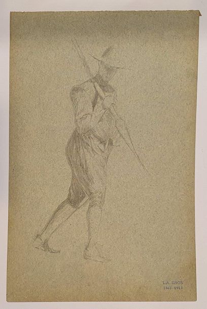 null GROS Lucien-Alphonse, 1845-1913

Two sheets of Soldier Infantry

Pencil, 25x16...