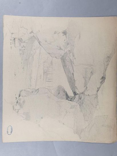 null HEBERT Jules (1812-1897)

Paysages montagneux 

Ensemble de 18 dessins au crayon,...