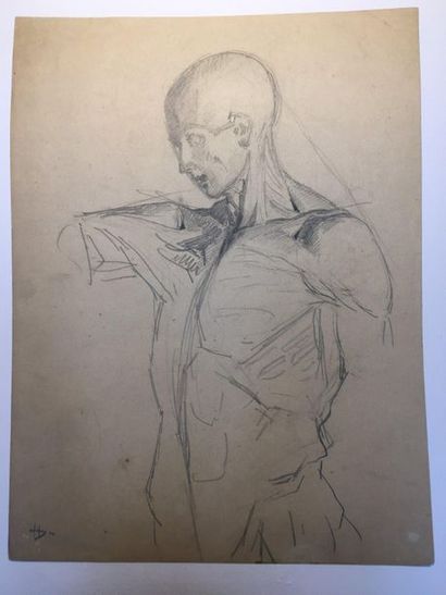 null HOUBRON Frédéric Anatole (1851-1908)

Study of the human body

Pencil on paper,...