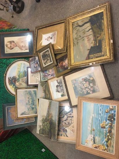 null MANETTE (lot of 19 framed pieces sold without reserve price and without claims):

LEMAIRE...