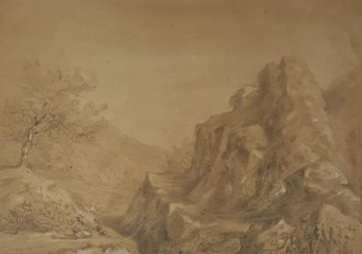 null ROMIEUX Osmond (1826-1908)



Landscape, 

pencil on paper with white highlights,

stamped...