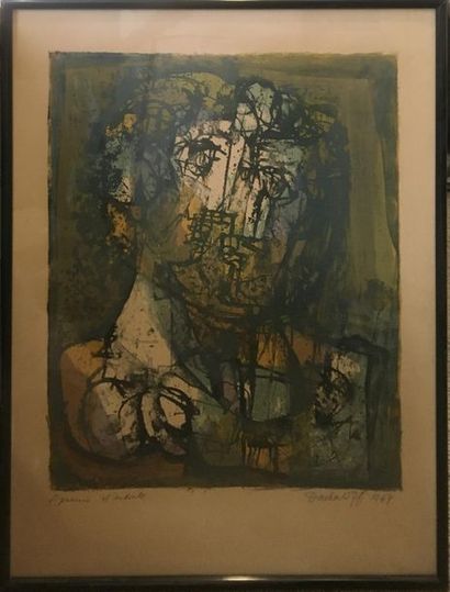 null DASKALOFF Georgi (1923-2005)

Buste de femme,

épreuve d'artiste, signée et...