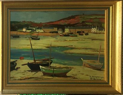 null DELPLANQUE Georges Emile (1903-1999)

Saint-Brieuc low tide, oil on canvas,...