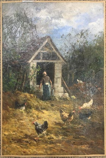 null DUFOUR Camille Emile (1841-1933)

The henhouse 

Oil on canvas, signed lower...
