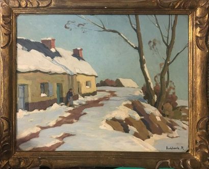 null ESCHBACH Paul André Jean (1881-1961)

Les maisons sous la neige, huile sur panneau,...