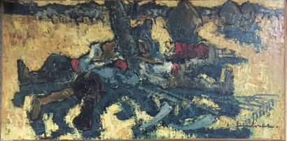 null Jef FRIBOULET (1919-2003)

le repos,

huile sur toile, signée en bas à droite,...