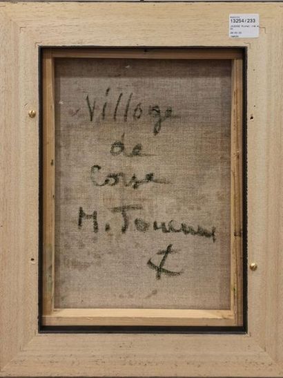 null JOUENNE Michel, né en 1933,

Village de Corse,

huile sur toile, signée en bas...