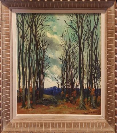 null LE TRIVIDIC Pierre (1898-1960)

La forêt de Roumare, 1954

huile sur toile signée...