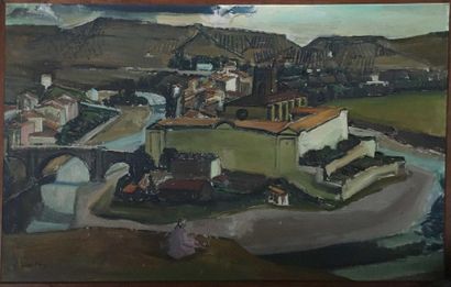 null MACAVOY Edouard Georges (1905-1991)

Jeune femme assise surplombant la rivière,...